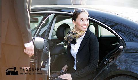 Lovely car with lovely driver by best airport service in edmonton alberta canada